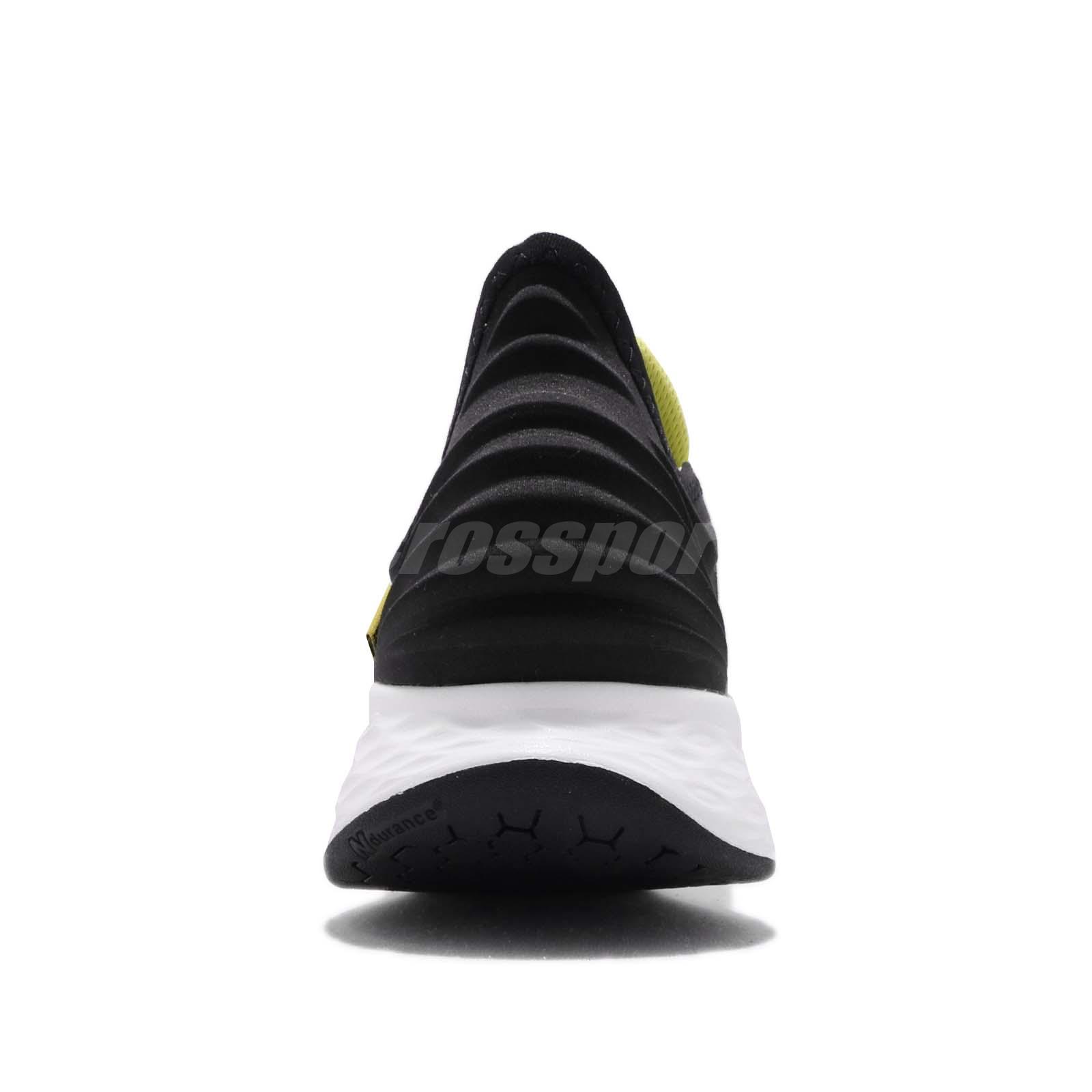 Details about New Balance Fresh Foam ROAV D White Black Yellow Mens Running Shoes MROAVLWD Details about New Balance Fresh Foam ROAV D White Black Yellow Mens Running Shoes MROAVLWD